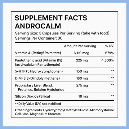 AndroCalm Once-Daily Clear Program